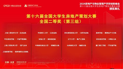 2024房地产与物业管理产学研创新峰会暨第16届全国大学生房地产策划大赛总决赛圆满落幕